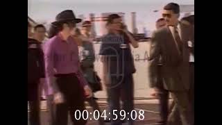 New Leak Michael Jackson Arriving In A Unknown Area 1993