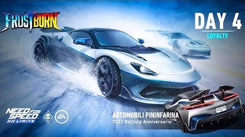 NFS : No Limits | "Automobili Pininfarina Battista Anniversario" (Frostburn - Day 4 | LOYALTY) #nfs