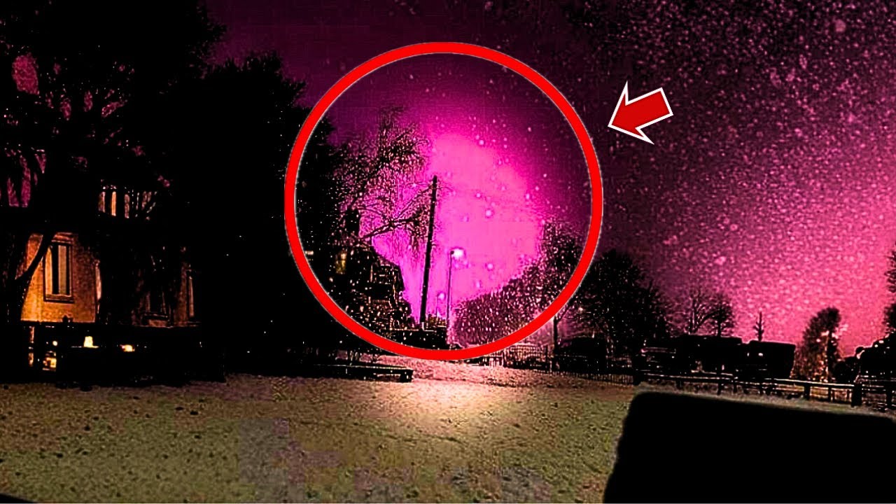 Shocking Pink Sky Over Birmingham | Unbelievable Sky Phenomenon Goes Viral