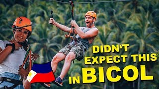 BICOL LONGEST ZIPLINE - afraid of heights, did she do it? - Philippines Vlog