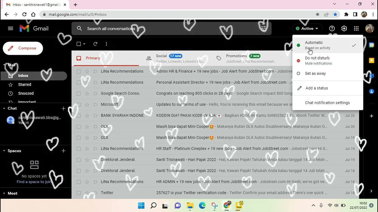 How to Set Out of Office Status in Google Chat NEW UPDATE July 2022
