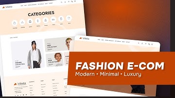 Premium Fashion E-Commerce Website UI Design | Modern Minimal & Luxury Shopping Experience