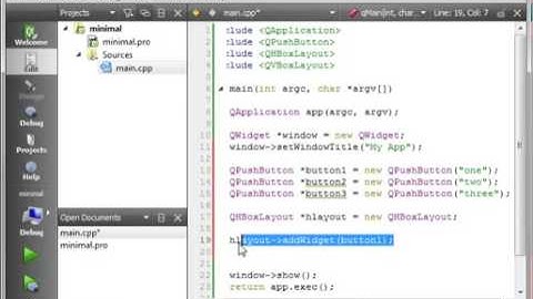 C   Qt 08   Horizontal and Vertical Layouts