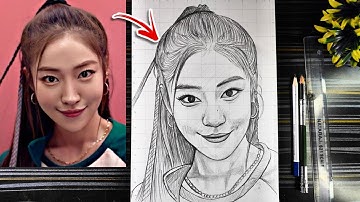 Squid Game Player 196 drawing, How To Draw Squid Game 2 Girl Player Kang Mi-Na, Drawing Pencil