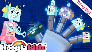 Bài Hát Thiếu Nhi | Gia Đình Ngón Tay Robot | HooplaKidz Tiếng Việt | HooplaKidz Vietnamese