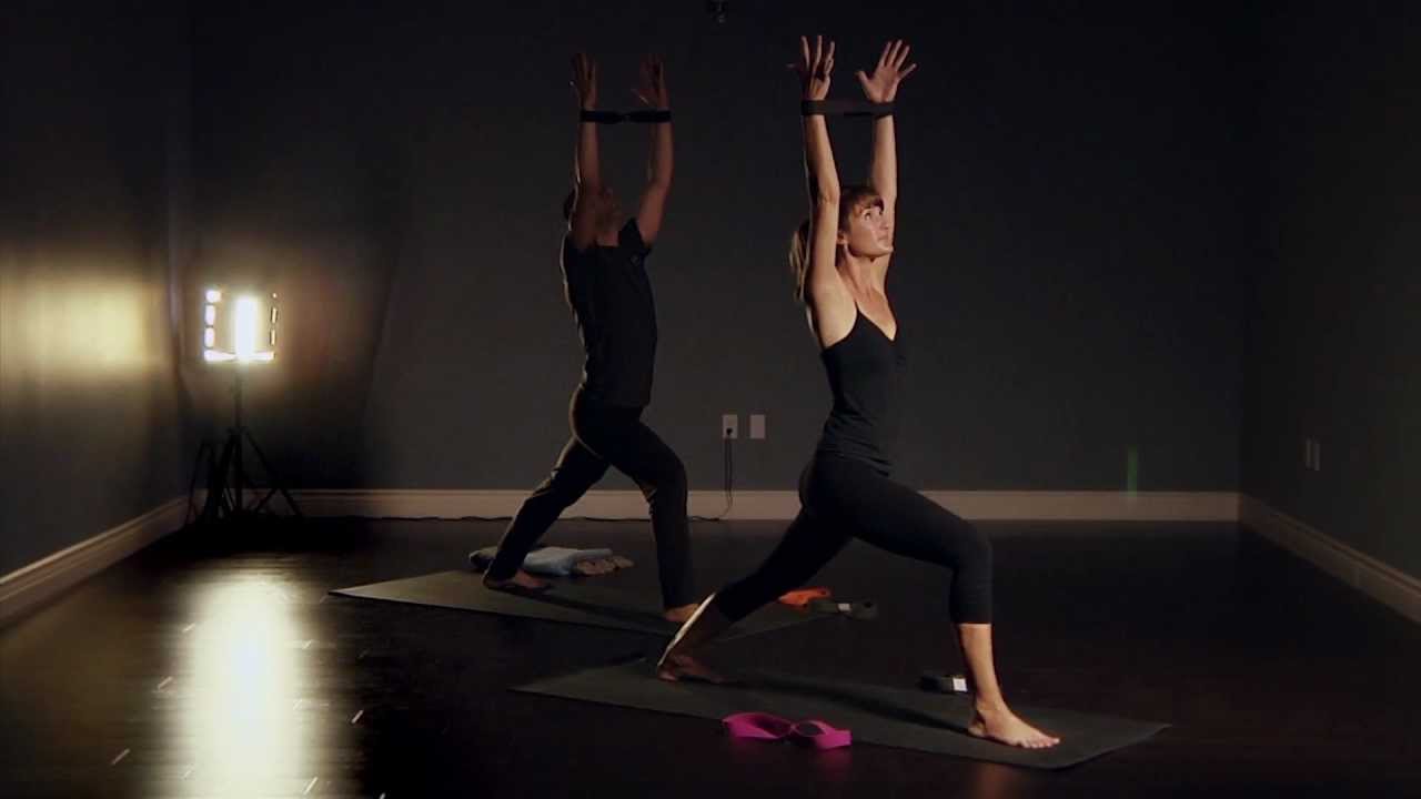 Infinity Strap Basic Yoga Warrior One and Humble Warrior YouTube