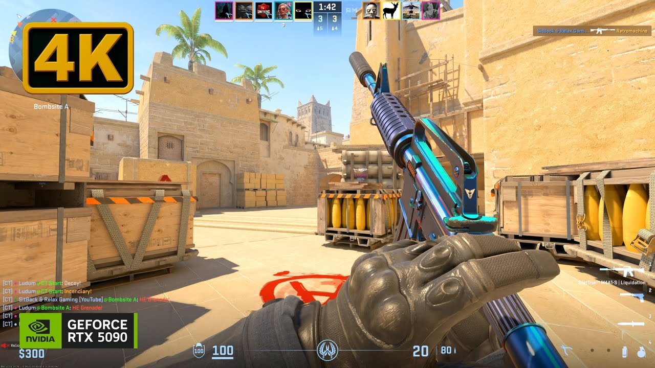 Counter-Strike 2 Gameplay 4K (No Commentary)