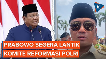 Prabowo Bakal Lantik Tim Komite Reformasi Polri Minggu Depan