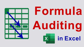 How to Display the Relationship Between Formulas and Cells Using Formula Auditing in Excel