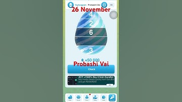 YAYTSOGRAM Egg Cipher Code | 26 November | Sponsor’s Cipher ​⁠technic @NiceTechnic