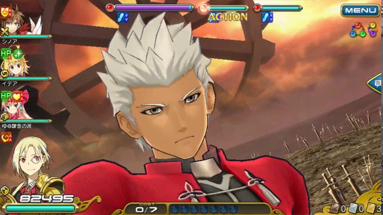 乖離性ミリオンアーサー無銘（3D）地獄級 - 富豪