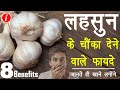 Garlic benefits in hindi     8    lahsun khane ke fayde  health tips hindi