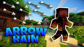 Beating Minecraft, But ITS RAINING ARROWS...