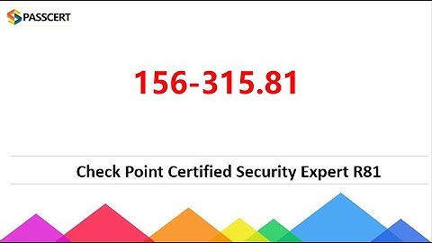 CCSE R81 156-315.81 Dumps - Check Point Certified Security Expert R81