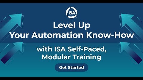 Level Up Your Automation Know How With ISA