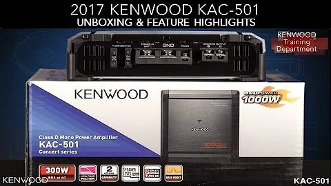 KENWOOD KAC-501 Best Buy Concert Series Amplifier Unboxing & Feature Highlights