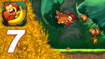 Banana Kong - Gameplay Walkthrough Part 7 - Sidekick Hat and Super Kong Parachute (iOS, Android)