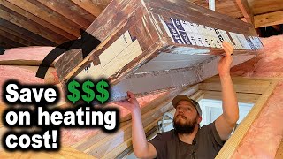How to Make an Attic Stair Insulation Box | Make Your Home More Energy Efficient!