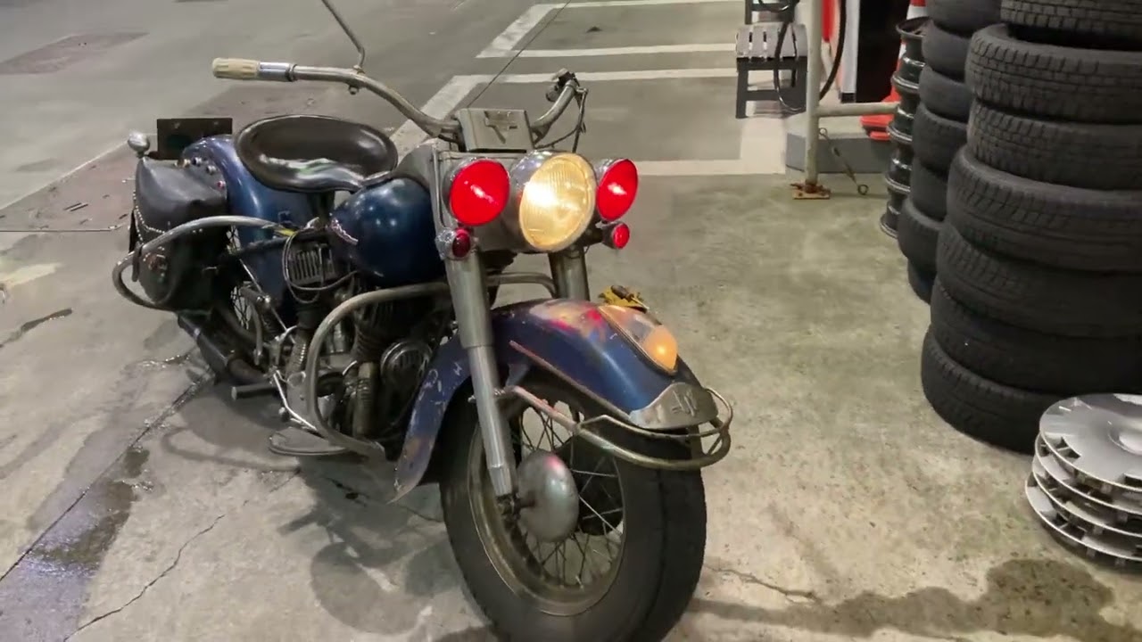 RIKUO 1953 JPN HARLEY DAVIDSON - YouTube