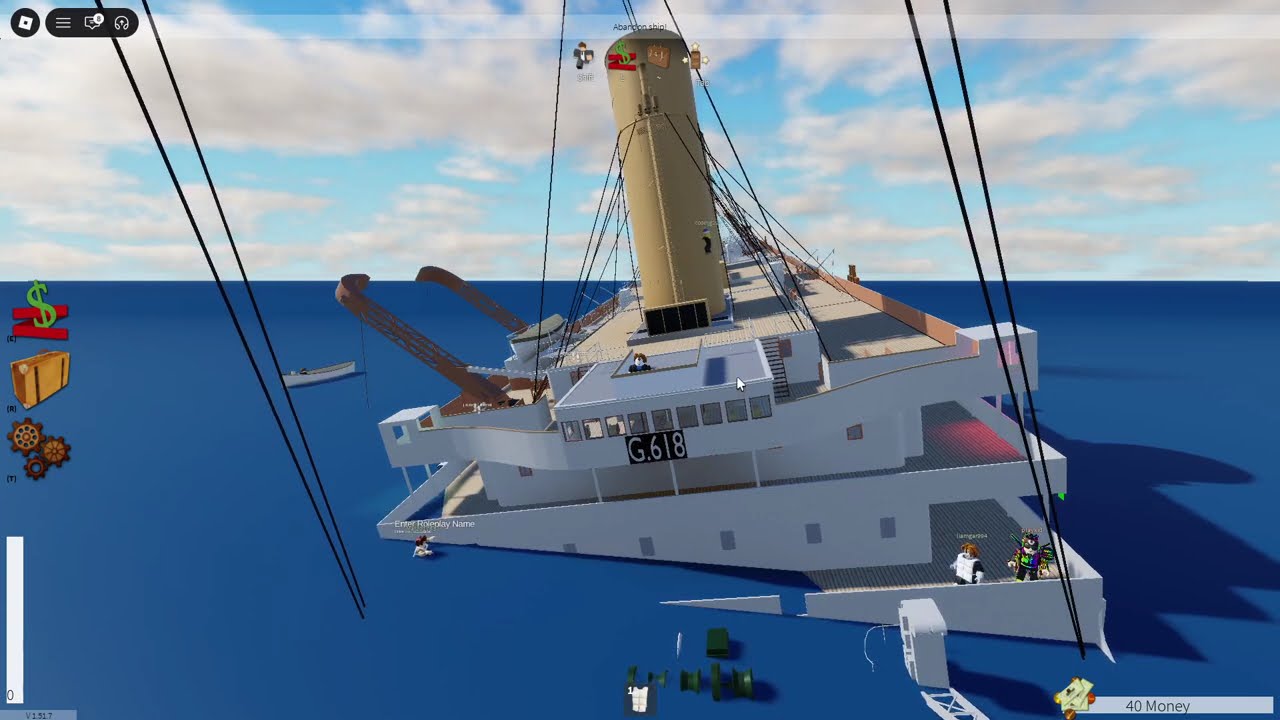 Captain, we hit a mine! Britanic