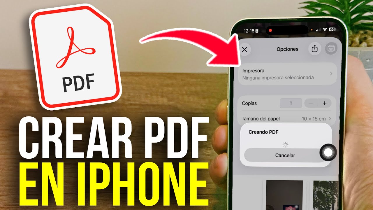Como CREAR un PDF en iPhone - Paso a Paso - YouTube