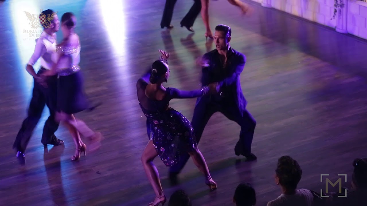 Roman Gerbey - Oksana Lukyanenko (UKR) | Adriatic Pearl Dubrovnik 2017 - WDC AL World Cup LAT - R1 C ballroom music