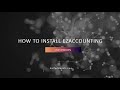 How to install ezAccounting Software