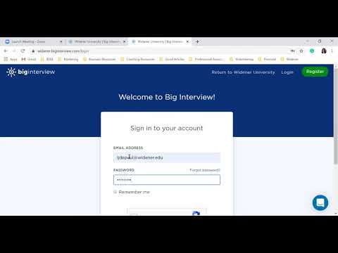 Big Interview Video Series- How to Login