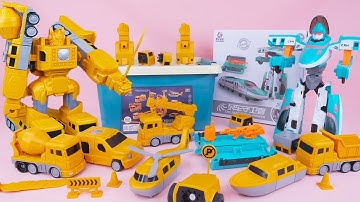 ASMR Toy Unboxing: Battle of the Transforming Robots | Review Toys