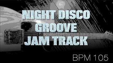 80s Night Disco Groove Backing Track in C minor
