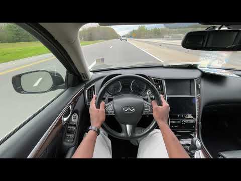 2015 Infiniti Q50 Sport POV Test Drive (3.7 V6)