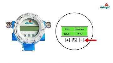 Electromagnetic Flowmeter MagFlow 6410 User Interface