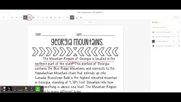 Classkick Annotating Text