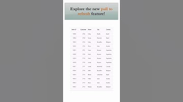 The Power of Pull To Refresh in .NET MAUI DataGrid