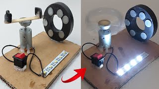 How to make free energy with magnet and dc motor / magnetic energy