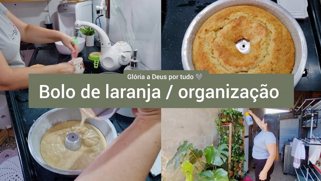 VOLG DE HOJE / MUDEI A LAVANDERIA /ENTRADA DA CASA / BOLO LARANJA FACIL .