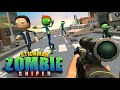 Stickman Sniper : Scary Zombies Android Gameplay HD