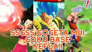 Ssgss Gogeta, Mui Goku , Base Form Kefla Dragon Ball Legends