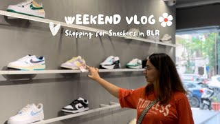 Weekend Vlog S1E02 | Sneaker Shopping | Nike | New Balance - Bangalore