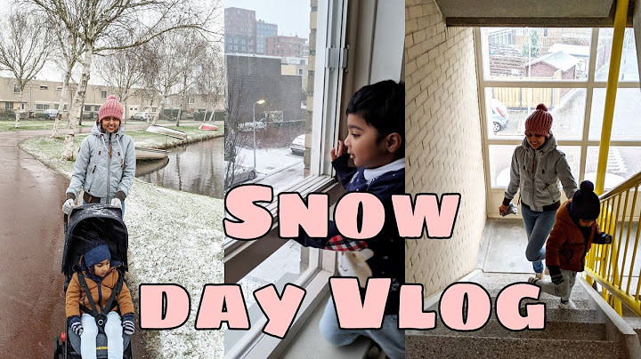 Snow day in Netherlands | 2021-இன் முதல் Snow | Tamil vlog