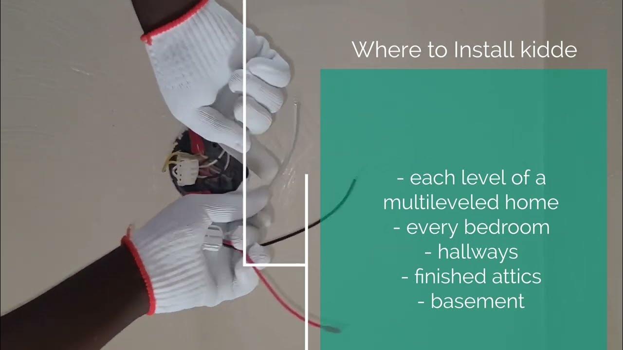 Kidde i12010SCO How To Install Combination Smoke & Carbon Monoxide