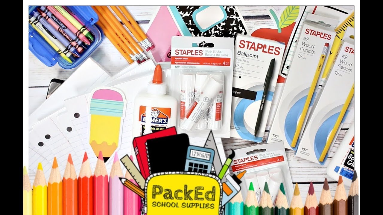 Back To School Supplies Haul | Staples Deals - YouTube