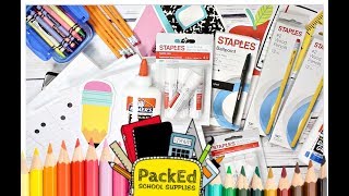 Back To School Supplies Haul | Staples Deals