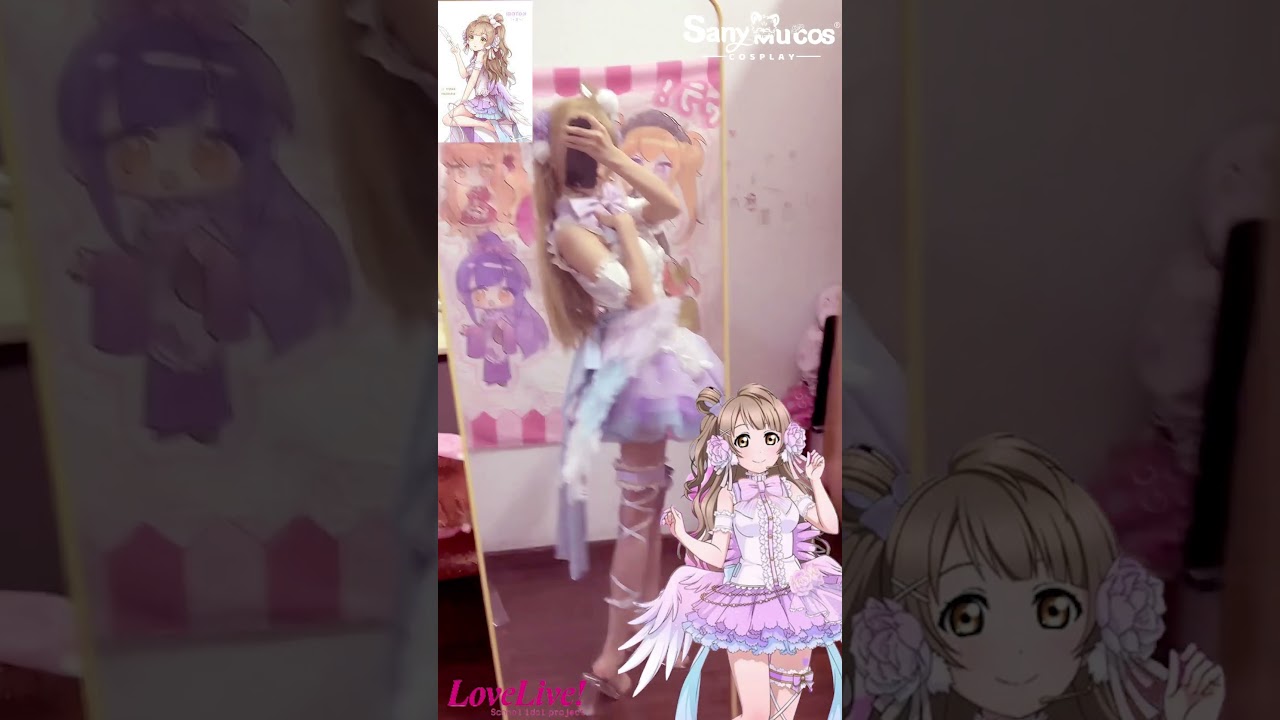 Love Live! School Idol Project Cosplay Kotori Minami Cosplay Costume showcase💟🤍 #sanymucos#lovelive