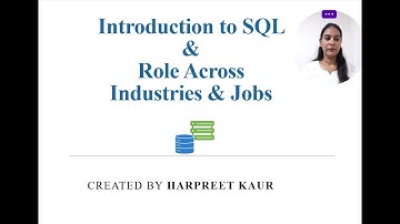 SQL Explained in One Video – Introduction to SQL, Industry Use, Career Scope &  Types of Command