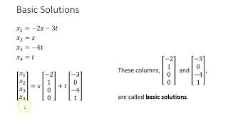 Homogenous Systems and Rank