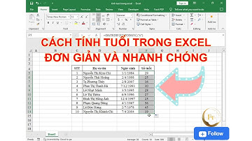 Cách tính tuổi trong excel đơn giản và nhanh chóng