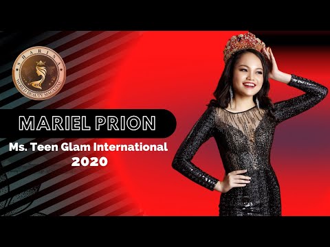 Mariel Angela O. Prion - Ms. Teen Glam International 2020 | Sharina World Beauty Magazine