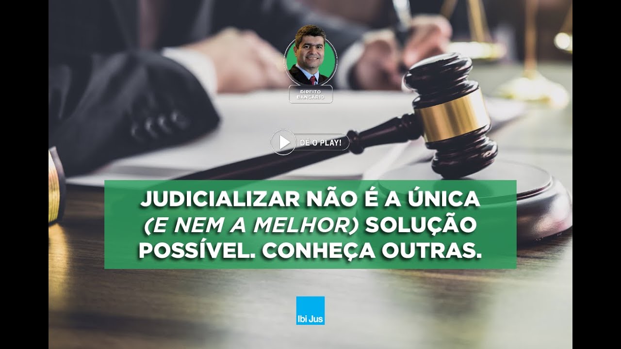 Judicializar não é a única e nem a melhor solução possível Conheça ...