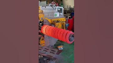 Make in China How Train Suspension Springs Are Made Hot Coiling Process! #process #machine #springs
